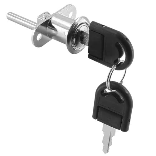 OQKAHIV Cerradura para Cajón y Archivo con 2 Llaves - Ideal para Muebles de Oficina y Escritorio de Ordenador, Archivadores, Armarios y Vitrinas - Fácil de Instalar y Usar - 1 Pieza,