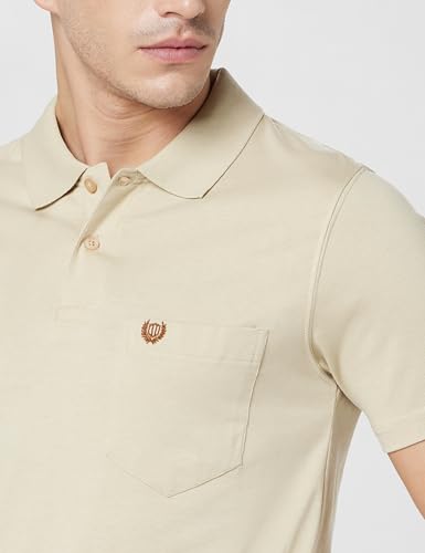 Image of Duke Stardust Men Half Sleeve Cotton T-Shirt (ONSD38T Sand M)