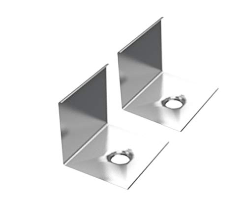 PROFILI IN ALLUMINIO 45° 6063 TL1919 IN BARRE DA 2 MT PER STRISCE A LED CON COVER OPACA O TRASPARENTE E TAPPI E GANCI DI MONTAGGIO INCLUSI (2 BARRE DA 2 MT, COVER TRASPARENTE)