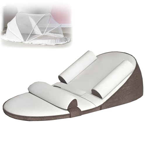 Adjustable Baby Feeding Pillow, Anti Overflow Feeding Pillow, Travel Portable for Comfortable & Feeding Support(Green)