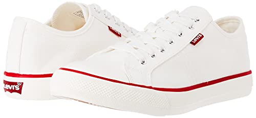 Levi's Homme Hernandez Sneaker, Regular White, 43 EU