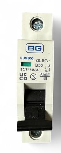 Image of BG CUMB50 B50 MCB minitur circuit breaker 50A TYP B 230/400V SINGLE POLE