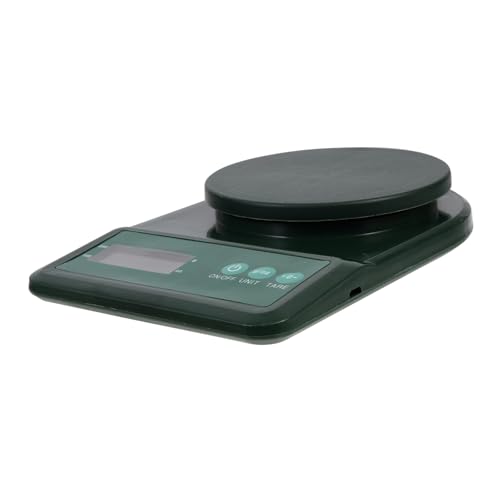 TOPBATHY 3 Piezas Escala electrónica báscula digital balanza digital para alimentos balanza de cocina para alimentos escala de espresso balanza para paquetes el plastico Green