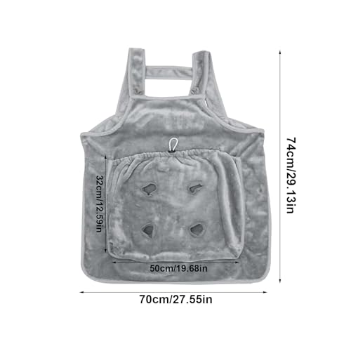 Tablier de Transport pour Chat, Tablier de Transport pour Chat avec Trous – Écharpe Portable pour Tenir Le Chaton, emmaillotage pour Animaux de Compagnie pour Petits Chiens - Image 7