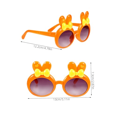 Kisangel Heart Shaped Kids Sunglasses Party Glasses for Children Plastic Beach Party Favors Random Color2
