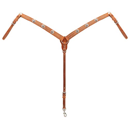 Texas Star Tapered Breast Collar, Hermann Oak®...