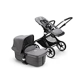 Bugaboo Fox 3 Complete Full-Size Stroller - The Most Advanced Comfort Stroller - Graphite/Grey Melange-Grey Melange