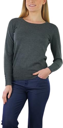 Image of ToBeInStyle Women's Classic Long Sleeve V-Neck Pullover Sweater