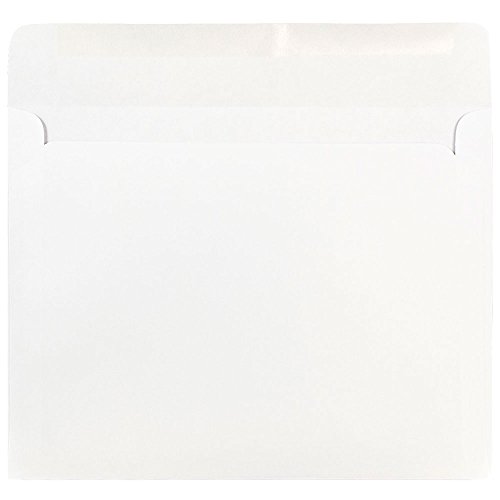 Jam Paper 8 3/4 X 11 1/2 Booklet Commercial Envelopes - White - 50/Pack #TOP1