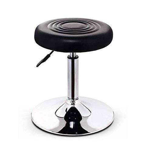 Sillas for Contador heces clásico taburete de la barra de metal Reposapiés clásico taburete giratorio de alta taburete redondo clásico taburete de la barra de peluquería heces Silla de director de hec