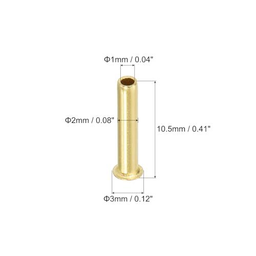 PATIKIL Brass Compression Insert for 1/8" Tube OD - Image 2