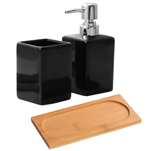 Ensemble d'accessoires de Salle de Bain 3 pièces en céramique