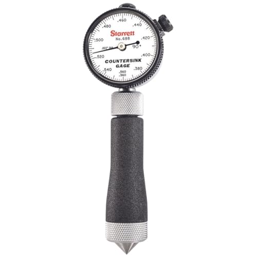 Starrett 688–3Z Zoll Lesung Kegelsenker, 90 Grad Winkel, 0,9–1,4 cm Serie