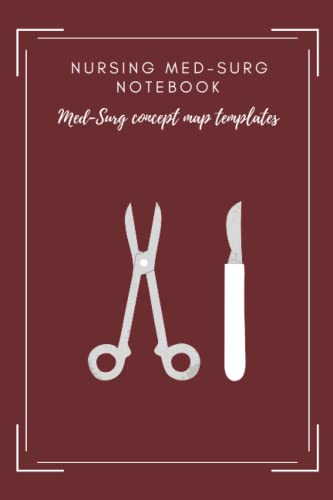 Nursing Med Surg Blank Template Notebook & Note Guide _ Nursing concept map :: Blank Notebook & Note Guide for Medical Surgical Nursing , med surg ... concept map , medical surgical notebook