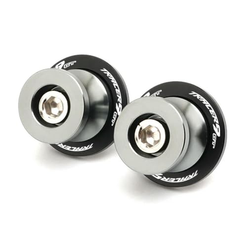 QWLMST Motorrad Schwingen Spulen Slider Ständer Schrauben Zubehör Passt für Yamaha Tracer 700 900 7 9 GT 700Gt 900Gt Mt07 Mt09 Schwingarmspool-Tracer 9GT Titanium