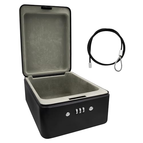 Idena 50119 Caja Fuerte Negra