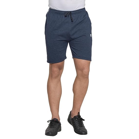 Men's Athletic Drawstring Shorts, Casual Cotton Blend Anthra-image-42