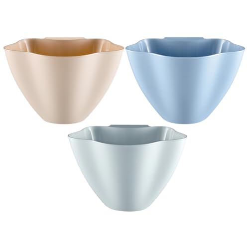 Set de 3 Canecas de Basura Colgantes de Plástico