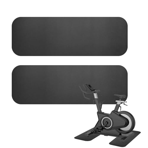 Esterilla para cinta de correr, base gruesa antideslizante, 80 x 25 cm, para gimnasio, protección del suelo, zona de entrenamiento, suelo duro