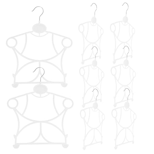 Hohopeti Clothing Hangers Kids Hangers Set 10pcs Multi-use for Skirts Coats Pants Space-Saving Design