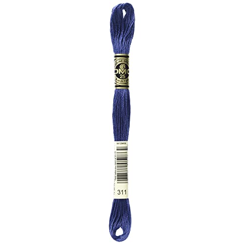 Image of DMC 6-Strand Embroidery Cotton Floss, Medium Navy Blue