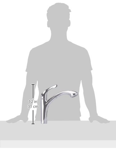 Hansgrohe Allegro E Ausziehbare Küchenarmatur, chrome, Single Hole – Ansicht 3