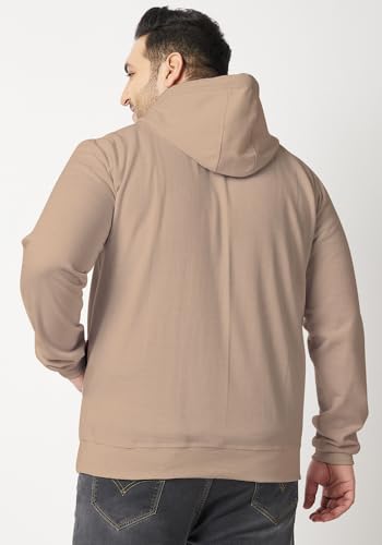 Image of Wear Your Opinion Men's Plus Size Fleece Zipper Hoodie Jacket