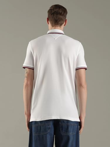 Image of Tommy Hilfiger Men Polo Cotton Regular Fit Shirt