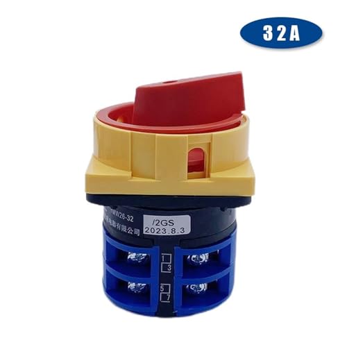 Interrupteur à came rotatif bipolaire 32A commutateur de transfert 690V
