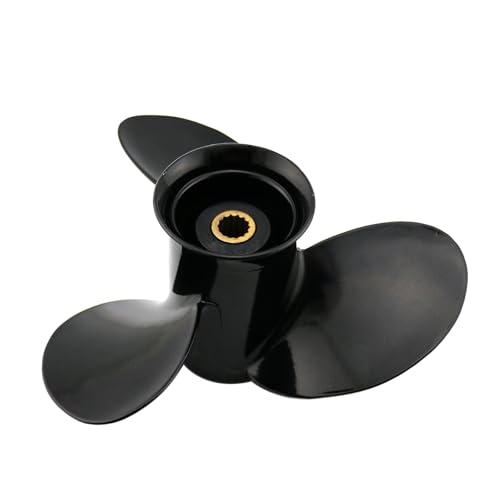 Image of 9.25 Dia x 10 Pitch OEM Aluminum Outboard Propeller Fit for Mercury Engines 9.9CT 15HP 20HP, 14 Spline Tooth, 3 Blade, 4-Stroke, RH