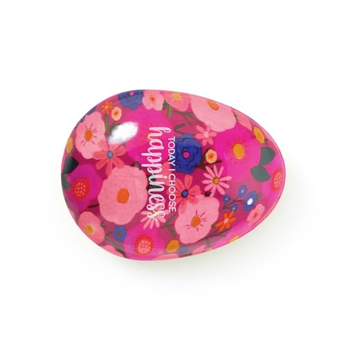 LEGAMI - Brosse à cheveux démêlante - Cheveux incroyables, mini brosse de poche, desserre n'importe quel nœud sans tirer ou endommager les cheveux, dents flexibles à différentes hauteurs, fleurs