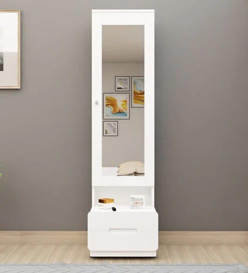 Ozone Furniture Dressing Table Frosty White with Mirror-picture-10