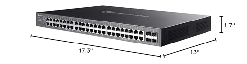 Image of TP-Link 48 Port PoE Gigabit Switch(SG2452LP) | 32 PoE+ Ports, 16 Non-PoE Ports, 4 SFP Ports | 230W Budget | Omada Full Managed | Fanless | L2 Managed | VLAN, ZTP, LAG, PoE Recovery | 5-Year Warranty
