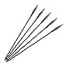 Steambow FENRIS Black Carbon Arrows with Nocks and Tips - Set of 5 | 20-inch, 300 Spine, 12.8 Grams | 0000307