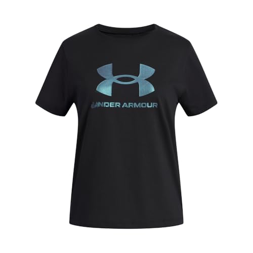 Under Armour Girls' Rival Shimmer Short Sleeve T Shirt