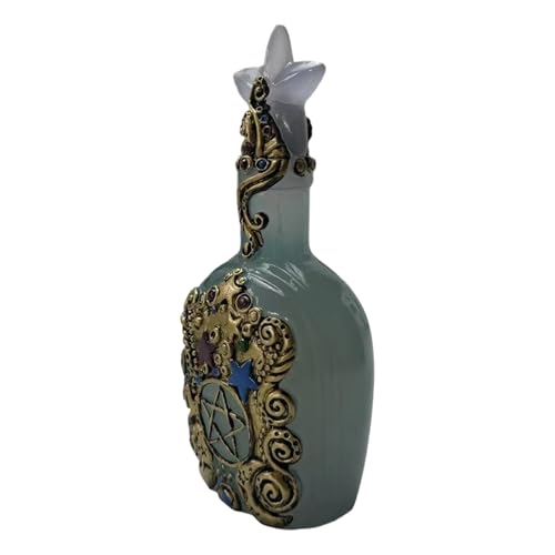 Mihauuke Botellas Decorativas para Decoración del Hogar - Escultura de Botella | Centro de Mesa de Resina Estética para Dormitorio Salón Estantería Decorar Regalo Festivo Cumpleaños