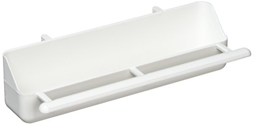 Pet Ting 17,5 cm weiß Futterspender mit Sitzstange  Futterhaus  Parrot Feeder  Finch  Kanarienvögel, Wellensittiche  Parrot ect (1 Stück)