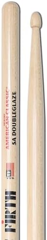 Vic Firth 5A American Classic Drewniane Pałki Perkusyjne, Jasnobrązowy, 5A Clear / 2 sztuki