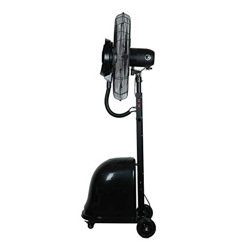 Aioneer Ventilador De Piso con 3 Velocidades, Humidificador De Nebulización De Enfriamiento, Torre Silenciosa, Ventilador Oscilante Vertical Comercial, Ventilador Industrial Gira