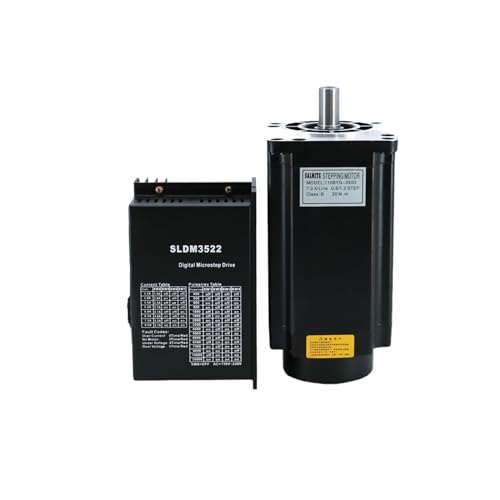 ZKLGS Stepper Motor, Nema42 Stepper Motor 20N.m/2880oz-in 110 Hybrid Motor & 3-phase Driver DM3522 CNC Controller Kit fo