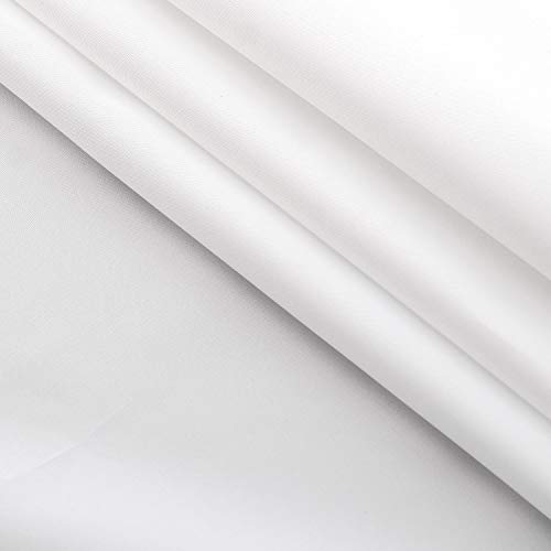 Ufriday 36 Inch Shower Liner, Solid White Fabric Shower Curtain, Waterproof, Suitable For Any Decor And Hotel, Stall Size 36 X 72 #TOP1