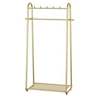 ハンガーラック モダン シンプル 衣類 ハンガー コート ラック ゴールド Amazon｜ハンガーラッ モダンな自立式コートラック、衣類を