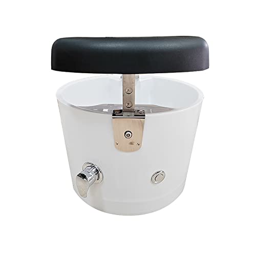 Masajeador de pies para pedicura, spa con masaje de burbujas de calor, nodos elevados y reposapiés para relajación y manicura saludable