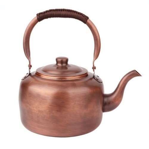 Image of Generic Handmade Stovetop Kettle | Vintage, Copper Kettle, Traditional, for Kitchen, Collectors, 3L
