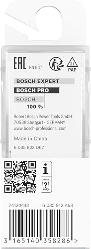 Bosch Professional Zubehör 2 608 628 367 Hohlkehlfräser 8 mm, R1 4 mm, D 8 mm, L 9,5 mm, G 40 mm