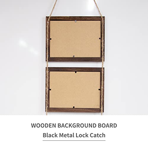 Hanging Collage Picture Frames,Vertical Picture Frames Hanging,Hanging Picture Frame Set,Hanging Rope Picture Frames,Multi Photo Frames For Wall,Farmhouse Wall Hanging Picture Frames For Wall Decor #TOP2