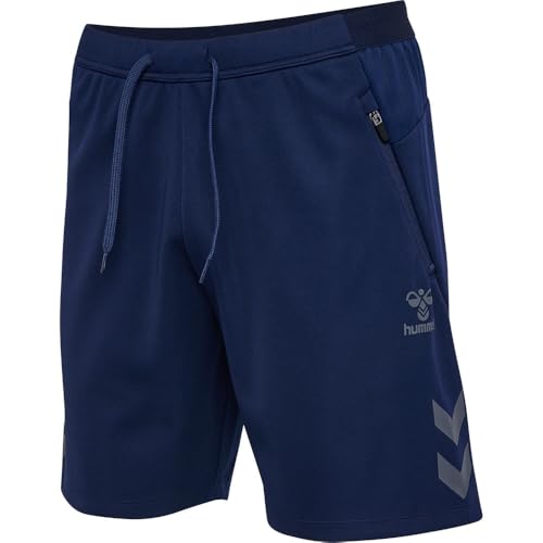 Shorts de sport en polyester recyclé avec poches : running, fitness et musculation