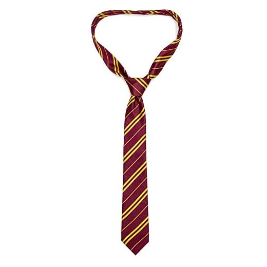 Funnlot Cosplay Tie for Harry Costume Accessory for Christmas Party Easter Day Halloween Party Hand-Make Necktie (Burgundy)