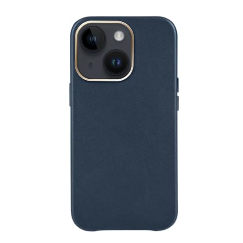 tecmac for iPhone 14 Mutural Mingdian Series PU + PC Full Coverage Shockproof Case(Blue)