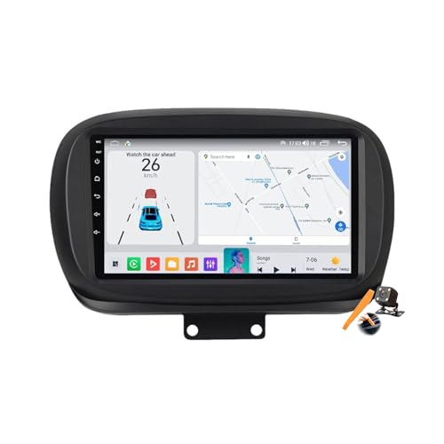 Cartablet 9'' M6 pro1 Android 15 con Android Auto y CarPlay para Fiat 500X